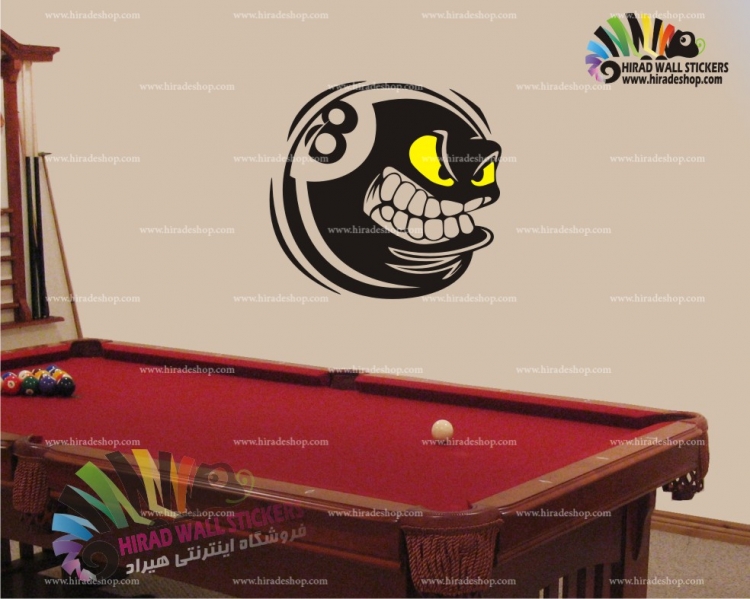 استیکر ورزشی ایت بال 8ball کد h635 استیکر ورزشی ایت بال 8ball کد h635