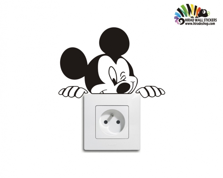 استیکر کلید و پریز میکی موس mickey mouse wallstickers کد h2134 استیکر کلید و پریز میکی موس mickey mouse wallstickers کد h2134