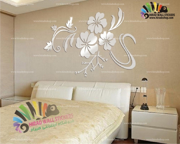 آینه دکوری طرح گل کد hpa035 آینه دکوری طرح گل کد hpa035