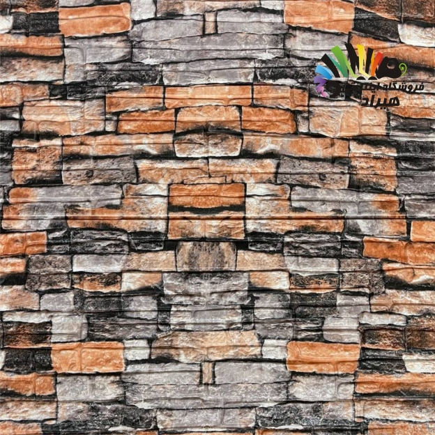 دیوارپوش فومی پشت چسبدار ایرانی طرح آنتیک کد m17