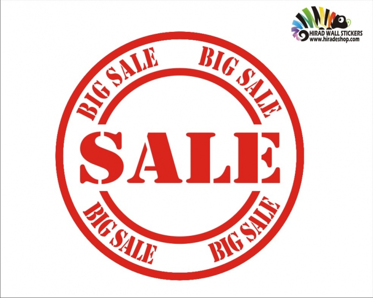 برچسب و استیکر حراج sale wallstickers کد h2245