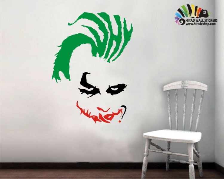 استیکر و برچسب دیواری جوکر jocker wall stickers کدh095