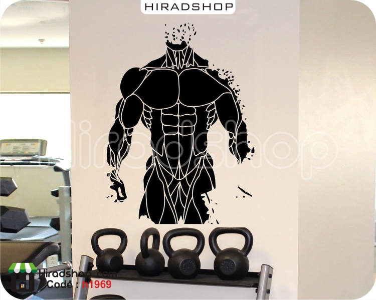 استیکر و برچسب دیواری باشگاه بدنسازی ، فیتنس gym,fitness wallsticker کد h1969 استیکر و برچسب دیواری باشگاه بدنسازی ، فیتنس gym,fitness wallsticker کد h1969