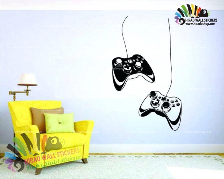 استیکر و برچسب دیواری گیم نت و کلوپ و بازی دسته بازی ایکس باکس 360 Xbox 360 Controller Wallstickers کد h808 استیکر و برچسب دیواری گیم نت و کلوپ و بازی دسته بازی ایکس باکس 360 Xbox 360 Controller Wallstickers کد h808