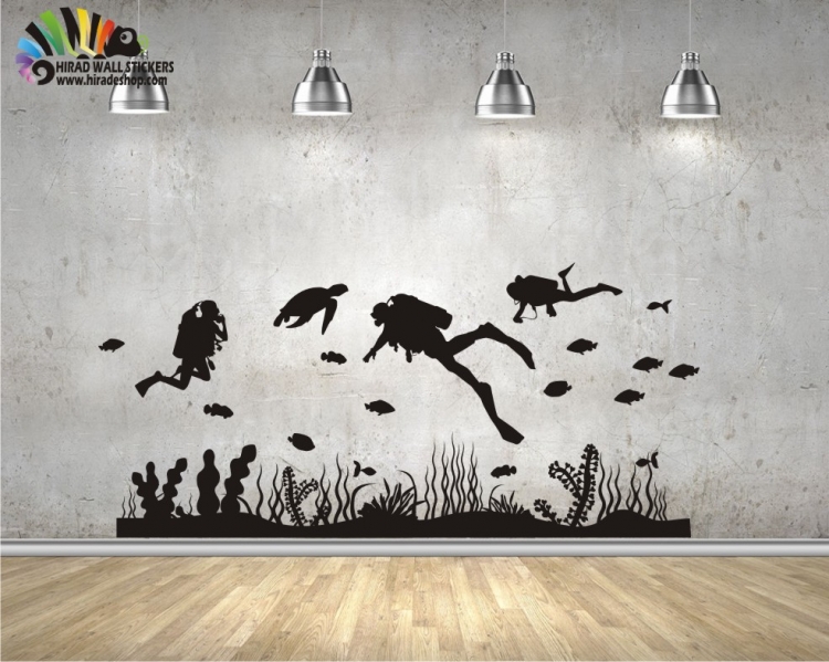 استیکر قواص ها و زیر دریا کد h453 استیکر قواص ها و زیر دریا کد h453