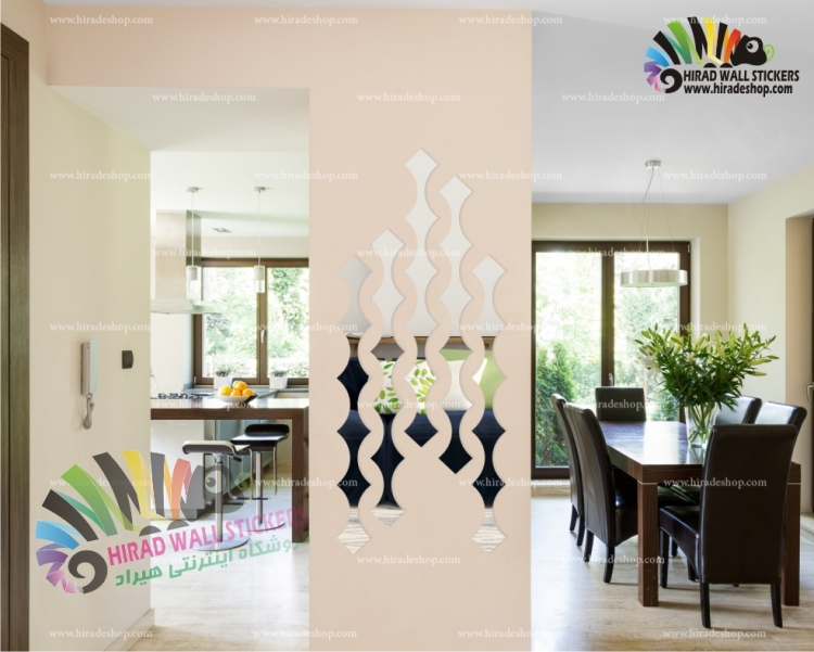 آینه دکوراتیور لوزی آویز کد hpa065 آینه دکوراتیور لوزی آویز کد hpa065