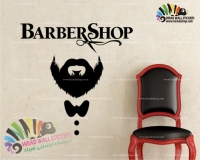 استیکر و برچسب دیواری آرایشگاه مردانه Barber Shop Wallstickers کد h1066