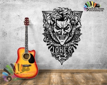 استیکر و برچسب دیواری جوکر Joker Wallsticker کد h1604