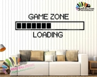 استیکر و برچسب دیواری گیم نت و کلوپ و بازی بارگذاری منطقه بازی Loading Game Zone Wallsticker کد h937