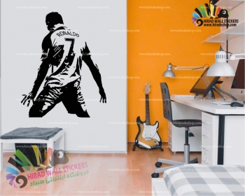 استیکر و برچسب دیواری فوتبال رونالدو Ronaldo کد h1616