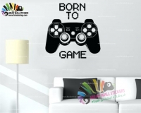 استیکر و برچسب دیواری متولد بازی Born to Game Wallstickers کد h999