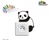 برچسب کلید و پریز پاندا panda wallstickersکد h2324