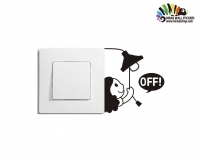 برچسب کلید و پریزSwitches and Sockets wallstickers کد h2038