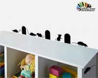 استیکر و برچسب های دیواری موش ها mouse wall stickers کد h151