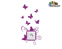 استیکر کلید وپریز پروانه butterfly wallstickersکد h2210