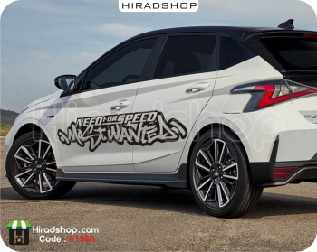 استیکر و برچسب دیواری گیم نت و کلوپ بازی گیمینگ need for speed wallstickers کد h1986