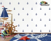 استیکر دیواری پک تکرار شونده لنگر Anchor Wallstickers کد h874