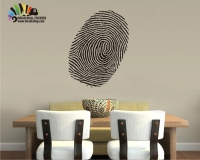 استیکر و  برچسب دیواری اثر انگشت کد h257