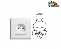 استیکر کلید و پریز فرشته Switches and Sockets wallstickersکد h2026