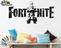 استیکر و برچسب دیواری گیم و بازی ویدئویی آنلاین فورتنایت Fortnite Online Video Game Wallstickers کد h1073