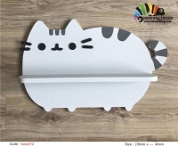 شلف دیواری طرح گربه cat wall shelf کد hacs012