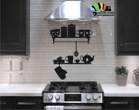 شلف ظروف آشپزخانه kitchen wall stickers کد h047