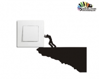 استیکر کلید و پریز مردman wallstickers کد h2202