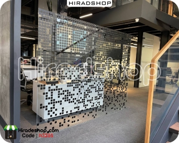استیکر طرح مربع روی شیشه square wallsticker کد h3205