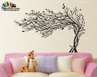 استیکر درخت خمیده tree wall stickers کد h473