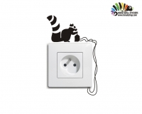 برچسب و استیکر کلید و پریز راکن Switches and Sockets wallstickers کد h2119