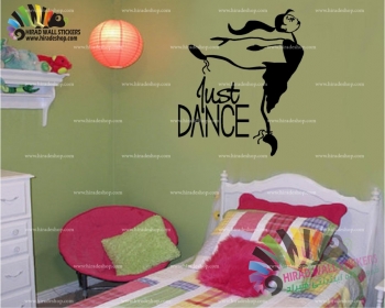 استیکر و برچسب دیواری رقص باله DANCE WALLSTICKER کد h1556