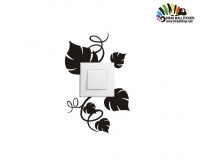 استیکر کلید و پریز برگ leaves wallstickerکد h2182