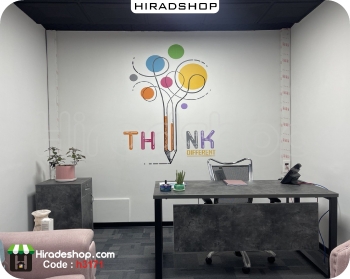 استیکر انگیزشی اداری think wallstickers کد h3171