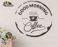 استیکر و برچسب دیواری قهوه،کافه و کافی شاپ cafe، coffe shop wallsticker کد h853