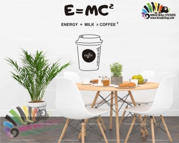 استیکر و برچسب دیواری قهوه،کافه و کافی شاپ cafe، coffe shop wallsticker کد h1644