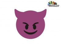 استیکر تلگرام طرح شیطون evil emoji wall sticker کدtgh010