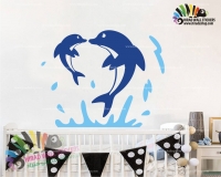 استیکر دلفین ها dolfins wall stickers کد h819