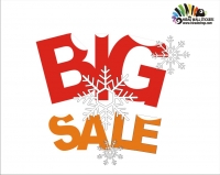 برچسب  و استیکرحراج و دانه برف sale wallstickers  کد h2305