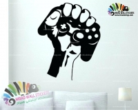 استیکر دیواری گیم نت و کلوپ و بازی دسته بازی پلی استیشن 4 PlayStation 4 Controller Wallstickers کد h769