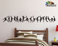 استیکر و برچسب دیواری ورزشی نوار بسکتبال Sport Wallstickers کد h201