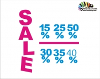 برچسب حراج و فروش sale wallstickersکد h2169