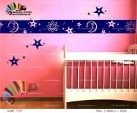 استیکر و برچسب دیواری ستاره اتاق کودک کد h750   