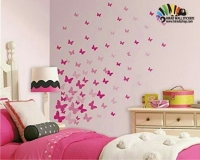 استیکر دیواری پک تکرارشونده پروانه Butterfly Wallstickers کد h476