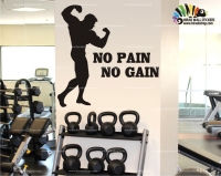 استیکر و برچسب دیواری بادی بیلدینگ body building wall stickers کد h480