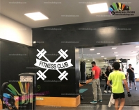 استیکر دیواری ورزشی فیتنس Fitness Wallstickers کد h1089