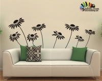 استیکر و برچسب دیواری گل آفتابگردان flower wall stickers کد h132