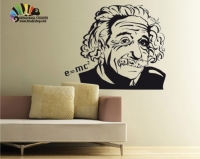 استیکر و برچسب دیواری انیشتین albert einstein wall stickers کد h228