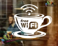 استیکر و برچسب دیواری قهوه،کافه و کافی شاپ cafe، coffe shop wallsticker کد h982