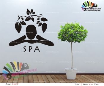 استیکر و برچسب دیواری ماساژ و اسپا SPA Wallstickers کد h1623