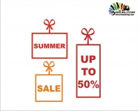 برچسب و استیکر حراج sale wallstickers  کد h2276